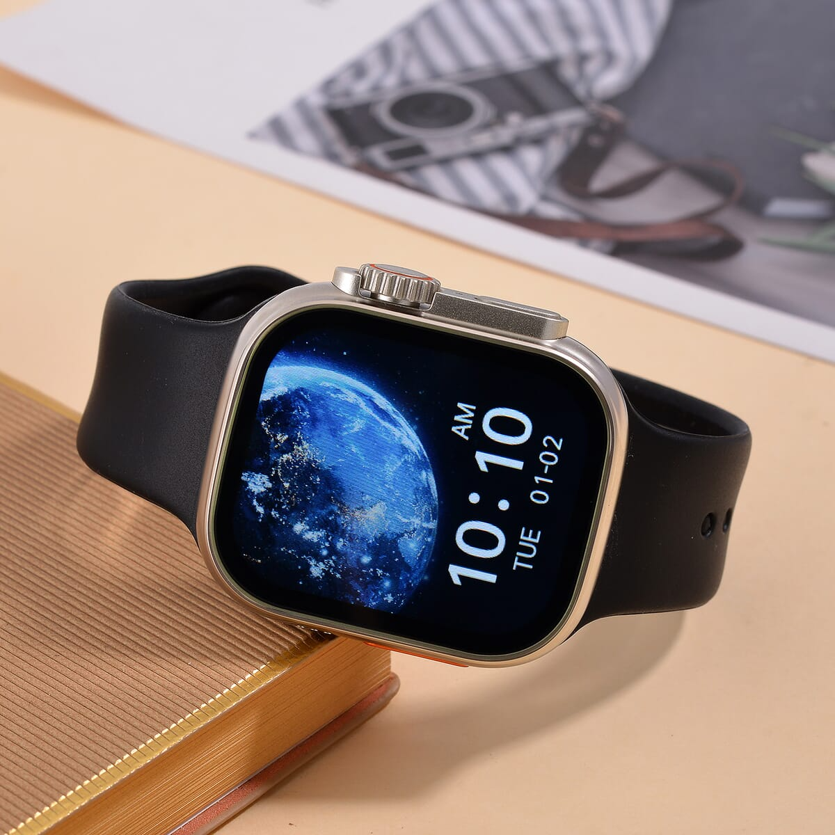 i20 ultra smart watch with earbuds and 7 straps - Clever Kart